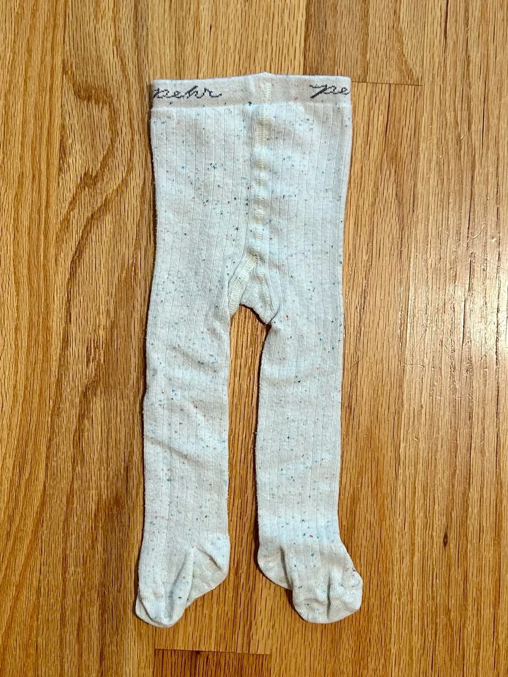Pehr thick ribbed baby tights 6-12 months